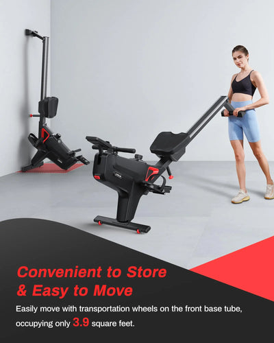 Compact Rowing Machine Home Gym Fitness