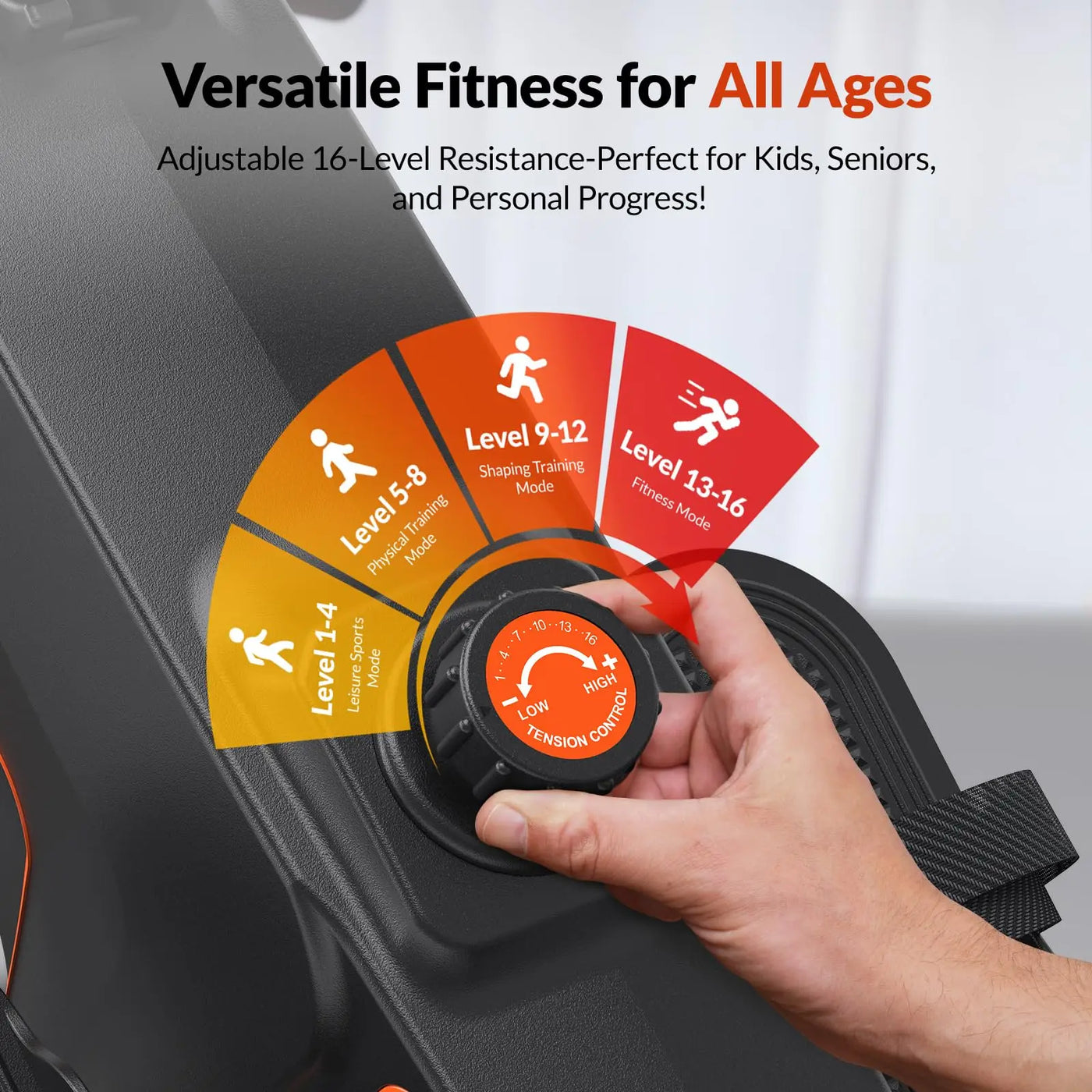 Compact Rowing Machine Home Gym Fitness