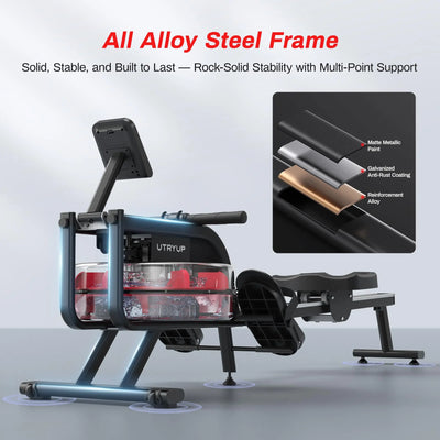 Compact Rowing Machine Home Gym Fitness