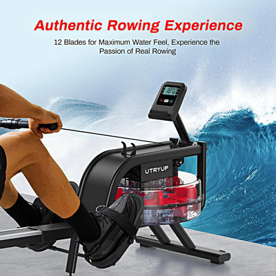 Compact Rowing Machine Home Gym Fitness