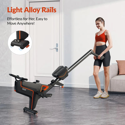 Compact Rowing Machine Home Gym Fitness