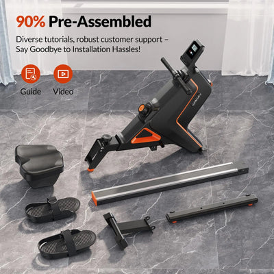 Compact Rowing Machine Home Gym Fitness