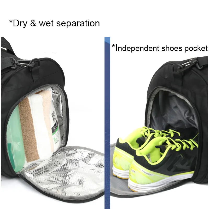 Large Gym Bag Fitness Bags Wet Dry Training Men Yoga For Shoes Travel Shoulder