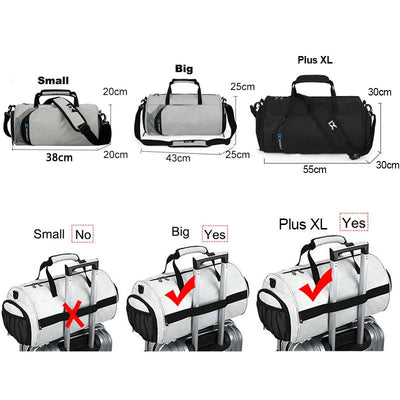 Large Gym Bag Fitness Bags Wet Dry Training Men Yoga For Shoes Travel Shoulder