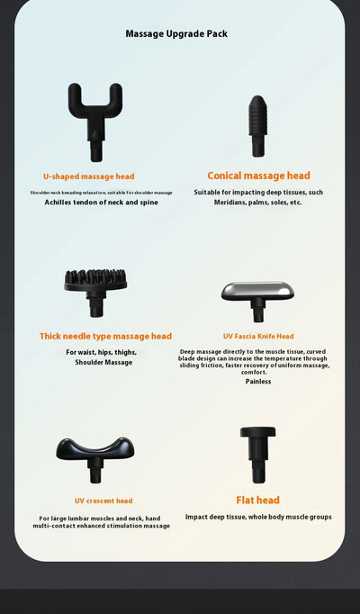 Fascia Gun Massage with Hot and Cold Heads