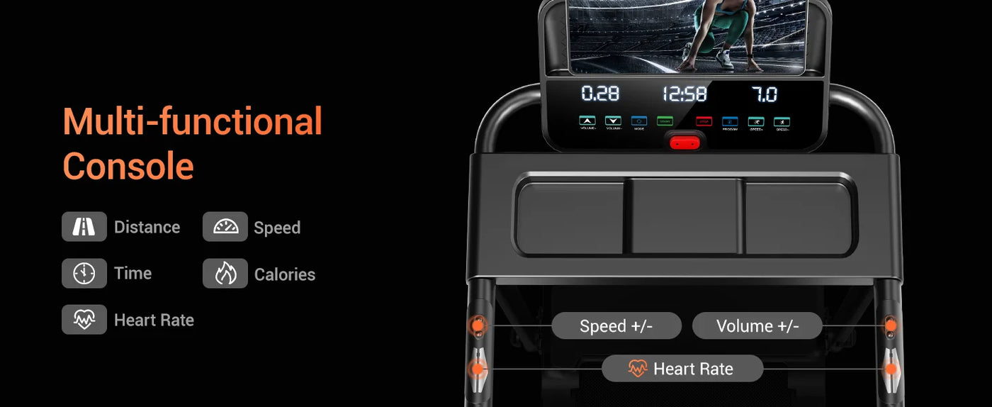 Brushless Foldable Home Treadmill