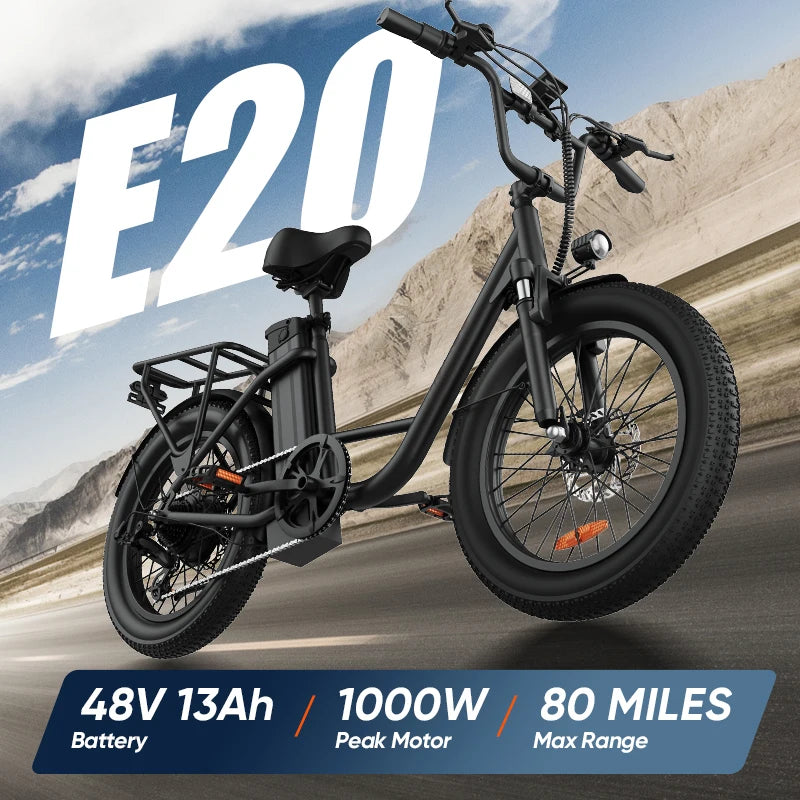 Speed Electric Bicycles with Dual Disc Brake