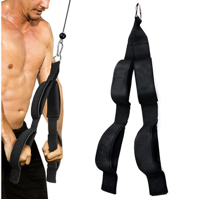 Tricep Rope Cable Attachment,Triceps Extension Straps, Gym Equipment,