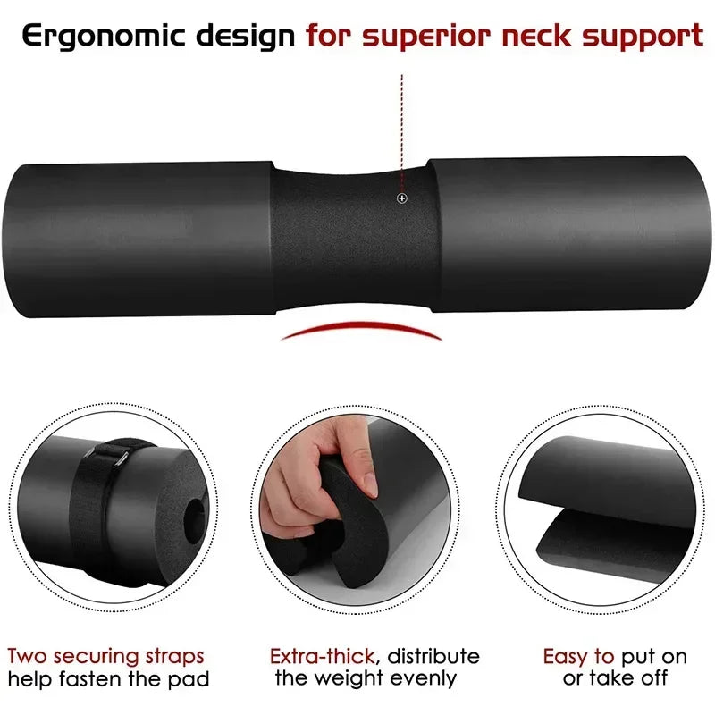 Fitness Weightlifting Squat Dumbbel Neck Support Protection Pad Strength Workout