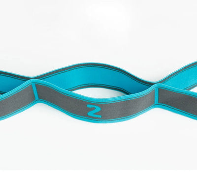 Elastic Yoga Stretching Strap with Loops,