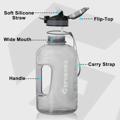 Water Bottle Outdoor Fitness Kettle Plastic