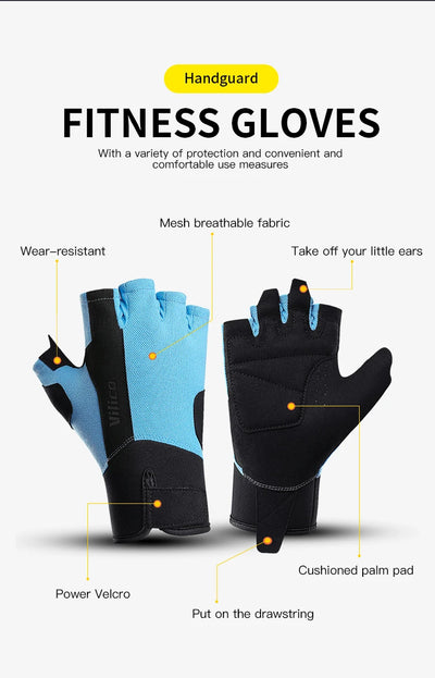 Workout Gloves Men Women Gym Lifting Fitness Climbing Exercises