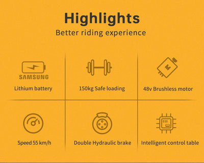 Samsung Battery Snow Electric Motorcycles