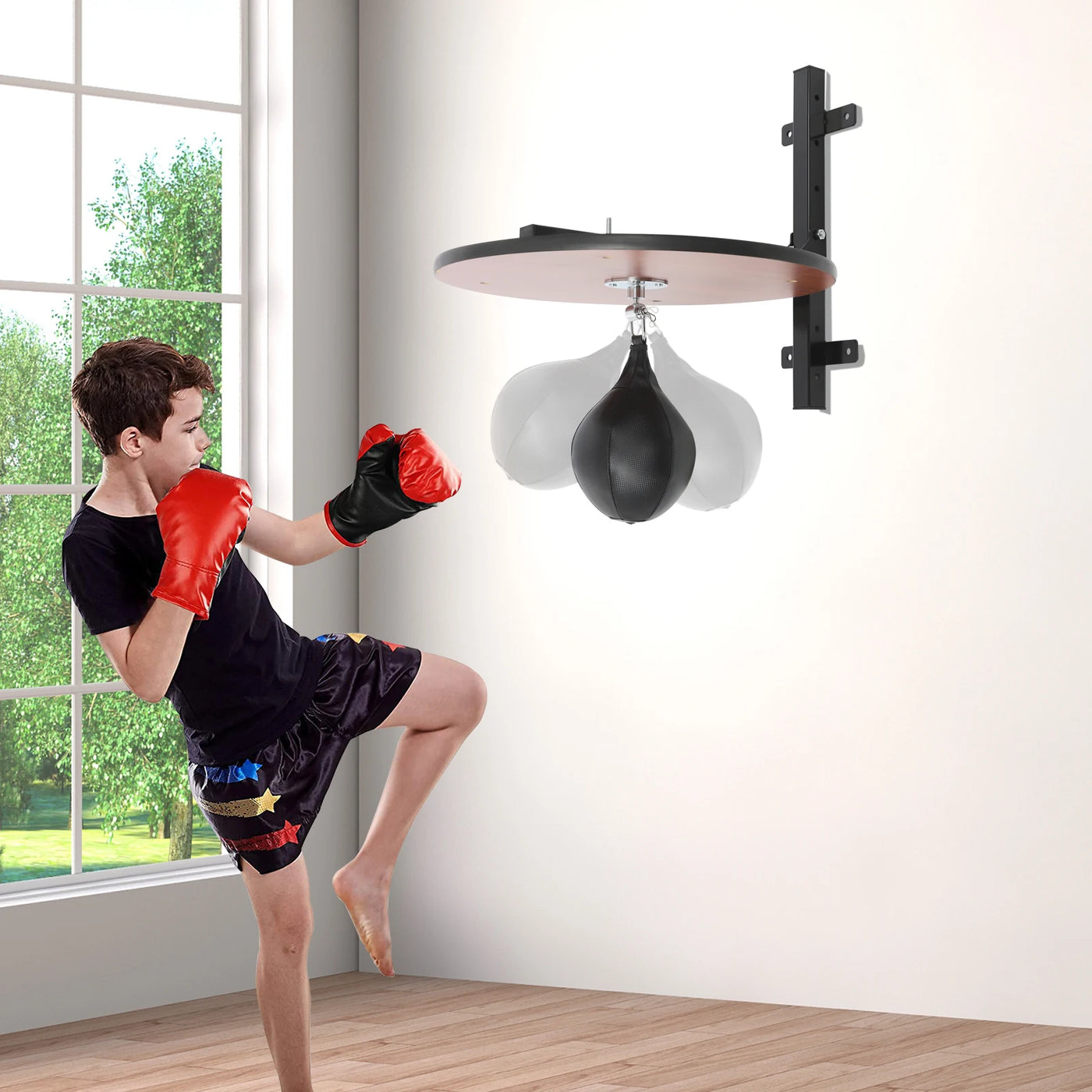 Kit with Punching Ball in Homes, Gyms, Companies, Schools, etc.