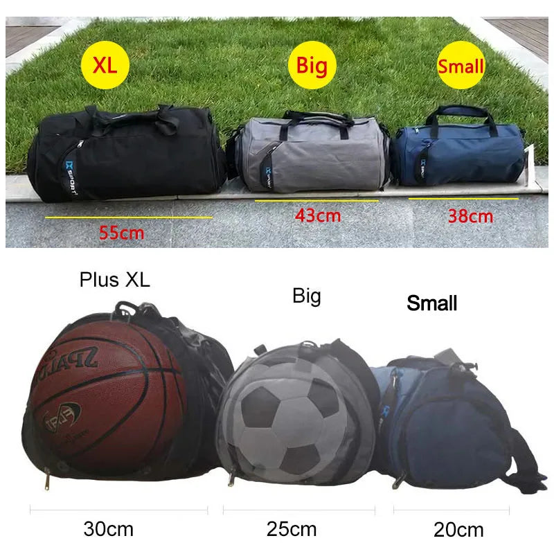 Large Gym Bag Fitness Bags Wet Dry Training Men Yoga For Shoes Travel Shoulder