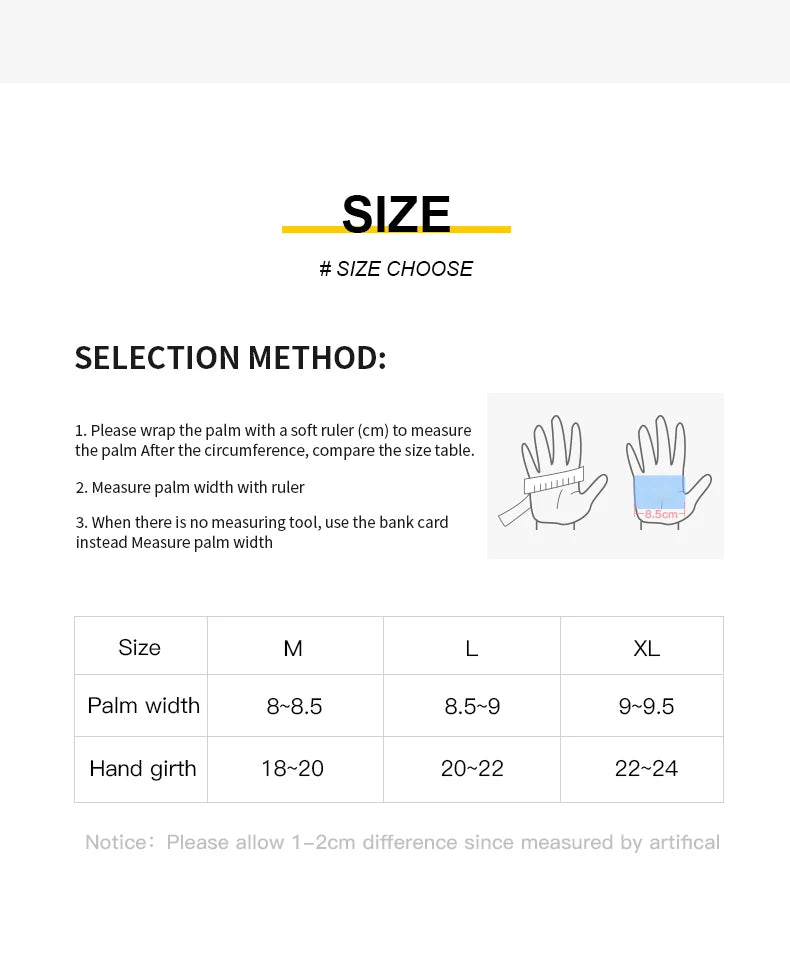 Workout Gloves Men Women Gym Lifting Fitness Climbing Exercises