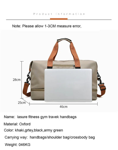 Travel Gym Bag Short-distance Luggage Portable Fitness Bags