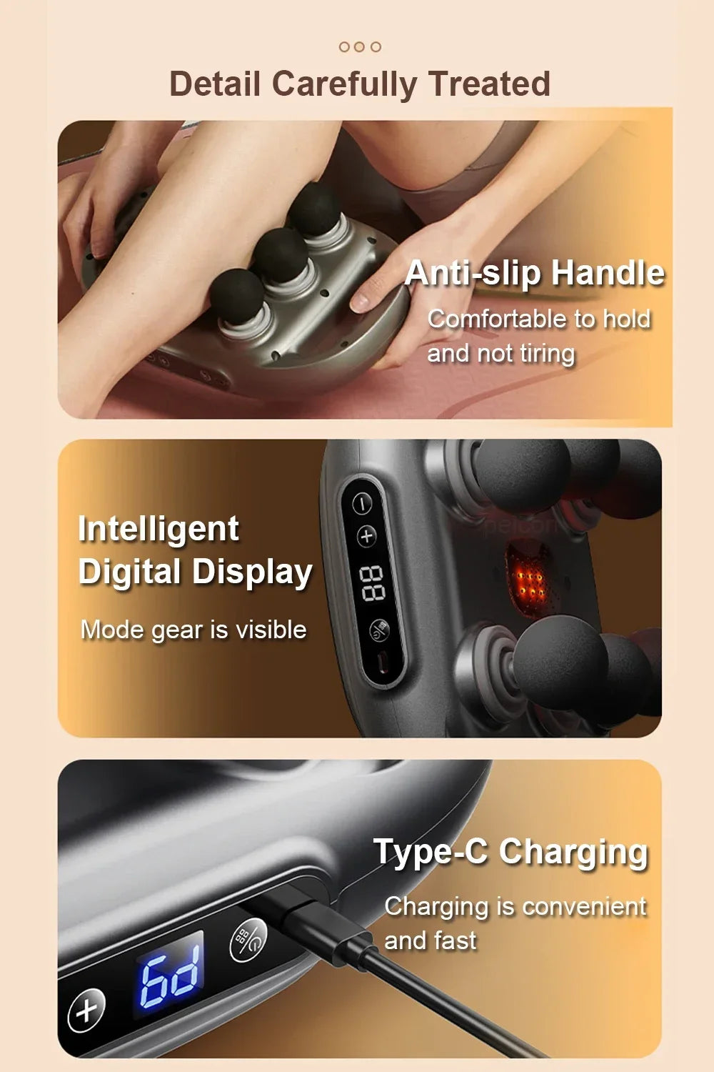 Fascia Gun Muscle Massager Gun