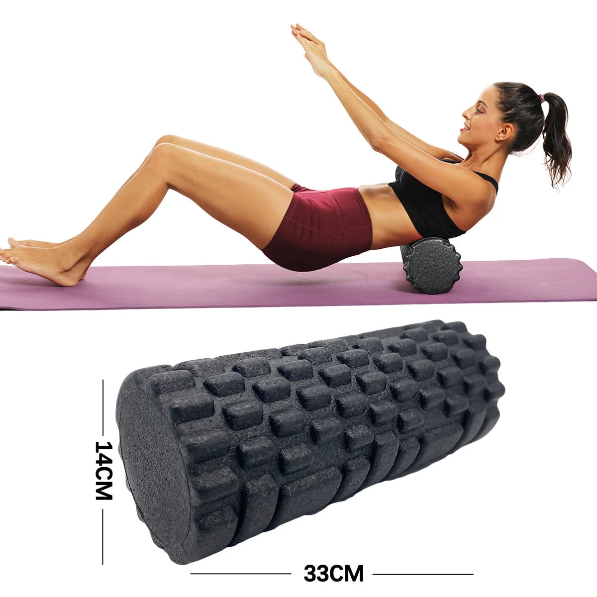 Body Muscle Massage Roller Therapy Exercises Gym Home Exercise