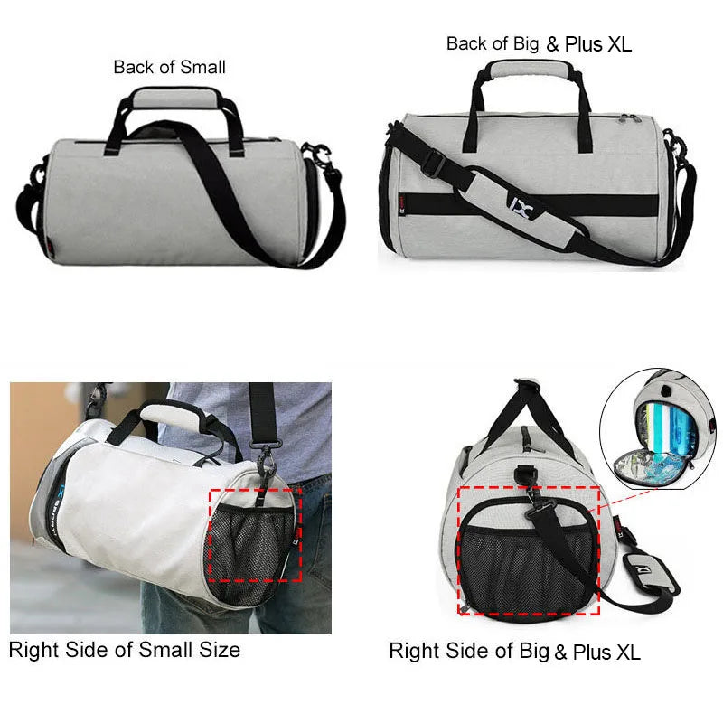 Large Gym Bag Fitness Bags Wet Dry Training Men Yoga For Shoes Travel Shoulder