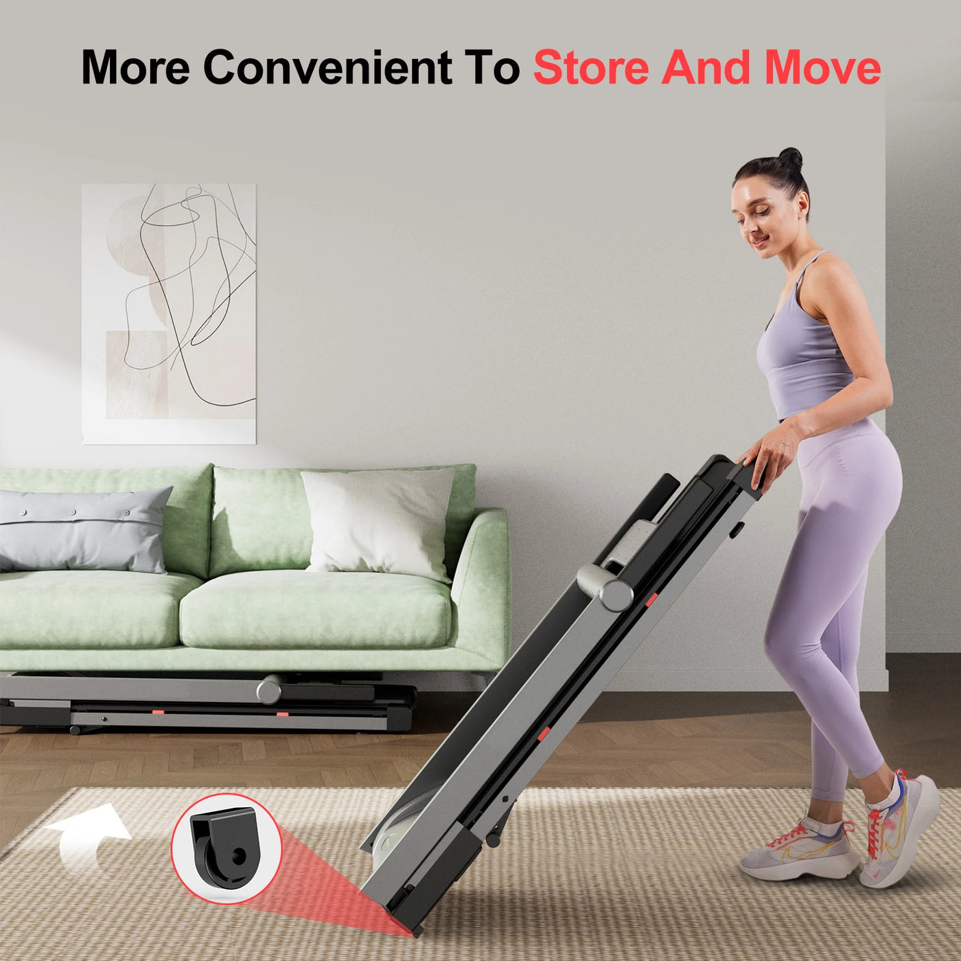 Incline Home Treadmill Walking Pad