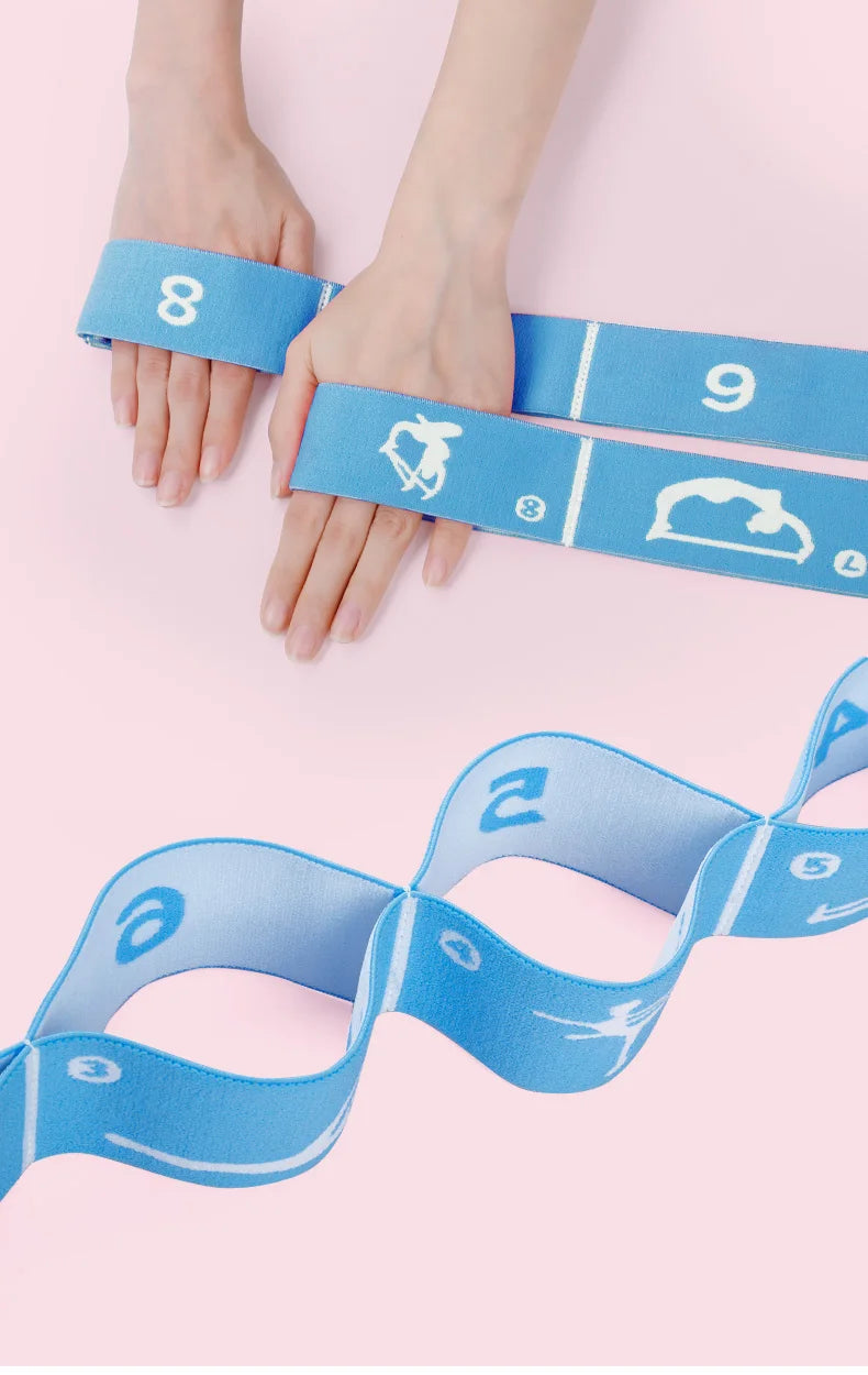 Multi-Functional Slimming Resistance Bands Yoga Strap Elastic Band