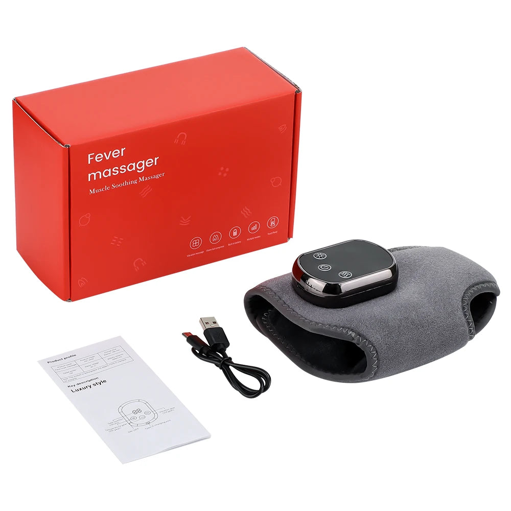 Electric Foot Ankle Massager With Heat & Vibration Cordless