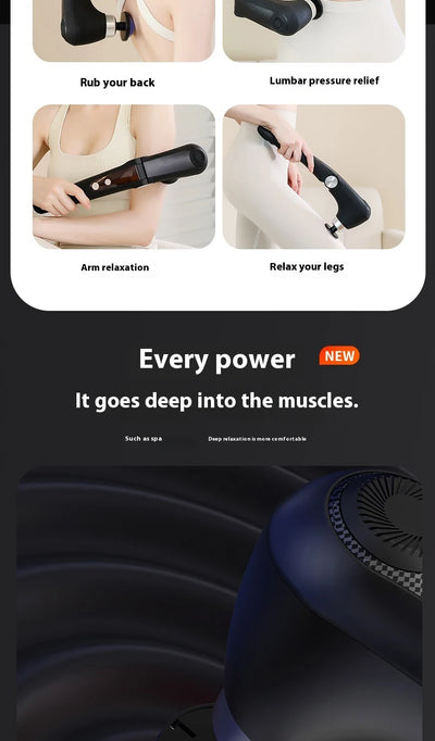 Fascia Gun Massage with Hot and Cold Heads