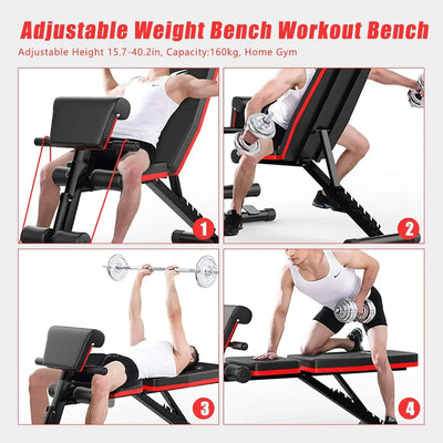 Adjustable Weight Bench, Utility Weight Bench,