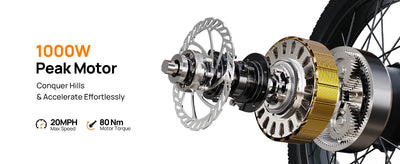 Speed Electric Bicycles with Dual Disc Brake