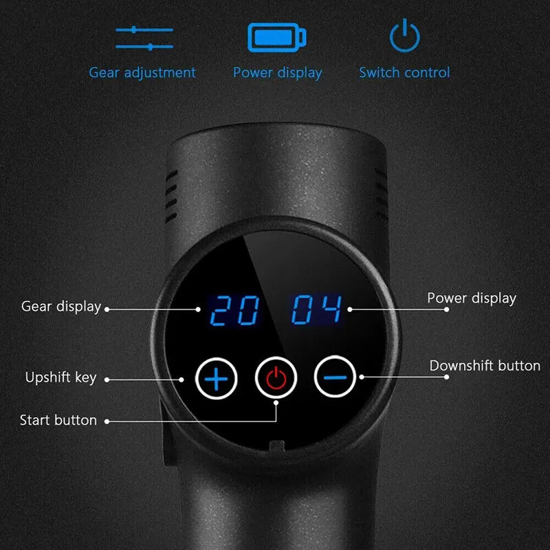 Deep Muscle Massage Gun Electric Percussion Pistol