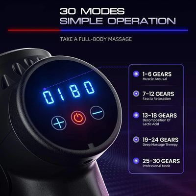 Deep Muscle Massage Gun Electric Percussion Pistol