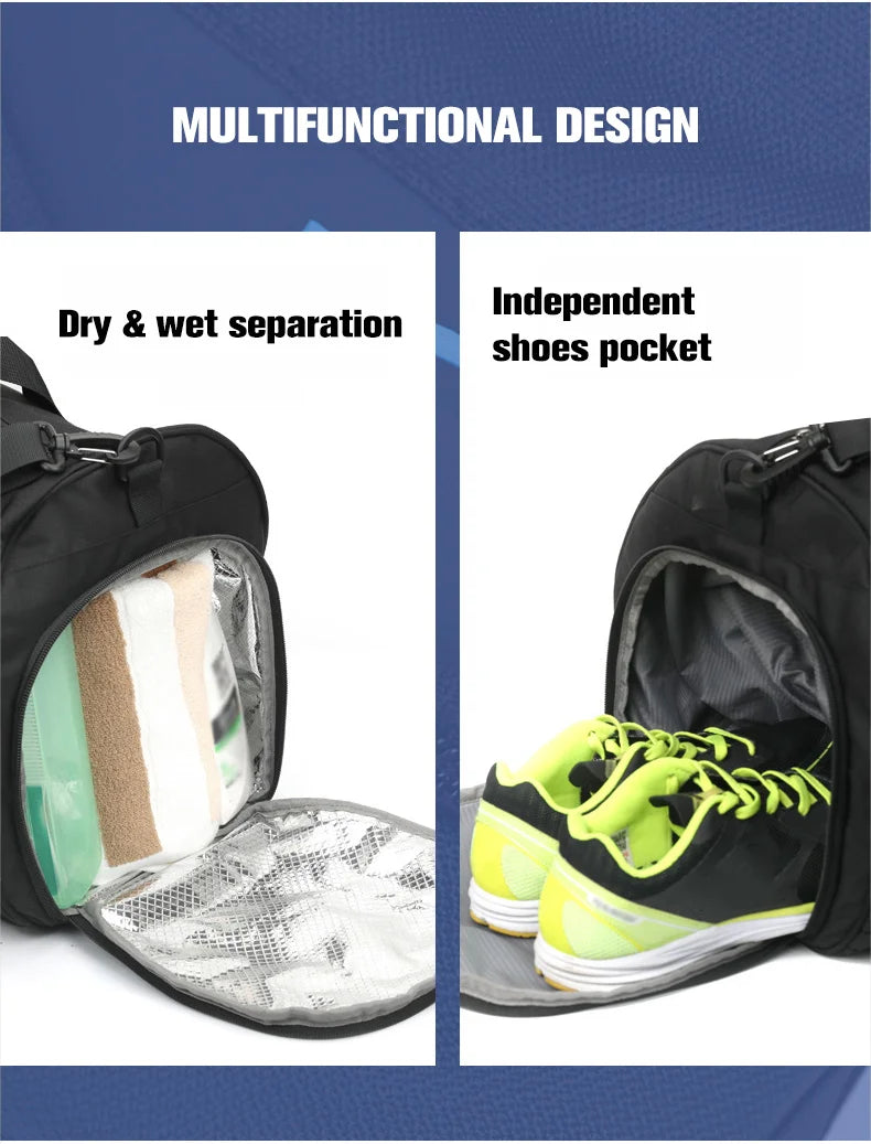 Large Gym Bag Fitness Bags Wet Dry Training Men Yoga For Shoes Travel Shoulder