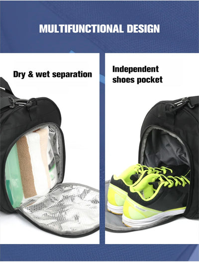 Large Gym Bag Fitness Bags Wet Dry Training Men Yoga For Shoes Travel Shoulder