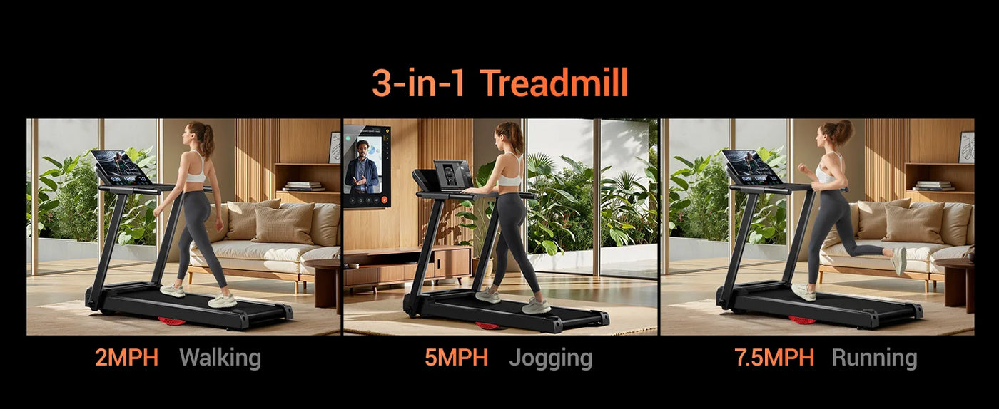 Brushless Foldable Home Treadmill