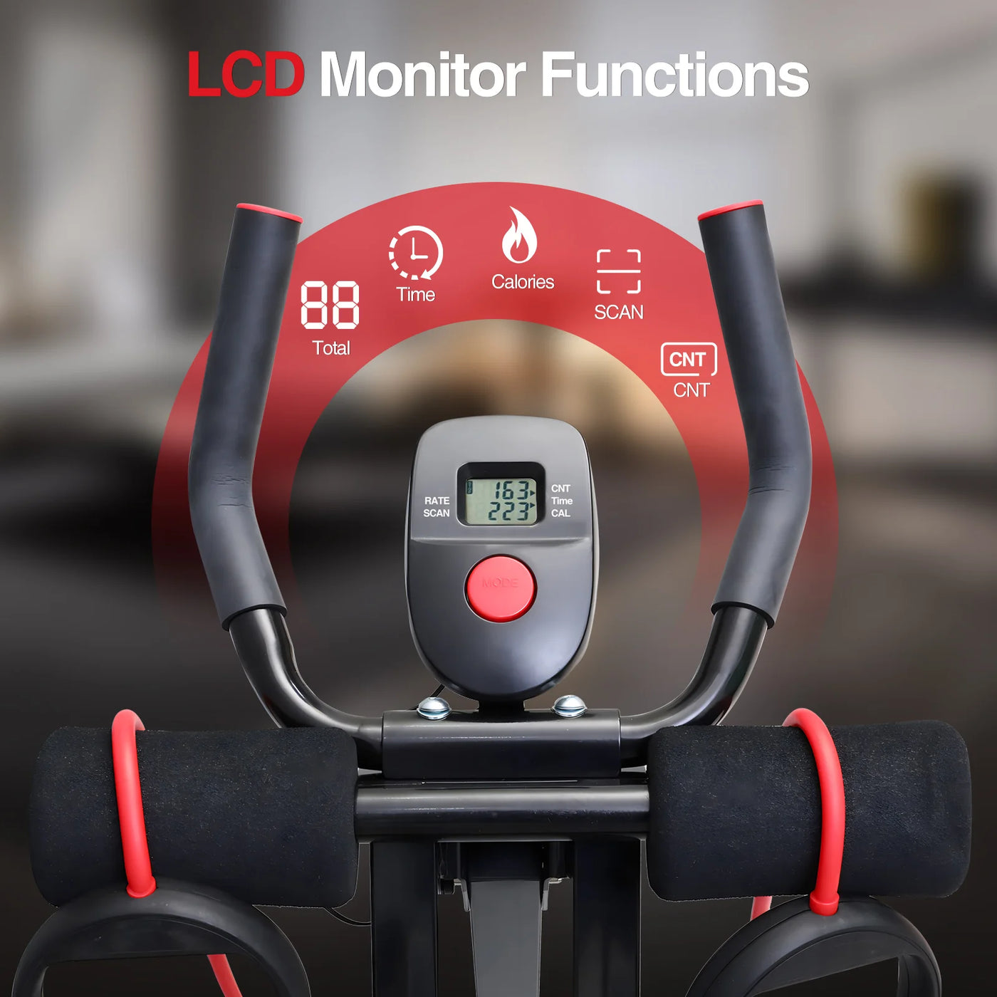 GIKPAL Foldable Ab Machine Ab Workout Equipment for Home Gym,