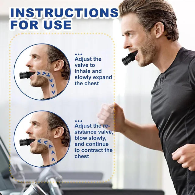 Breathing Trainer Lung Flexer Durable Fitness Exerciser