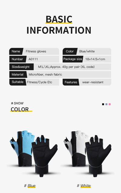 Workout Gloves Men Women Gym Lifting Fitness Climbing Exercises