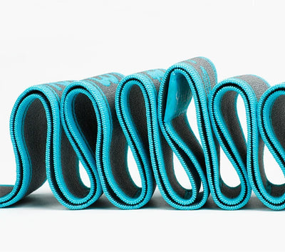 Elastic Yoga Stretching Strap with Loops,