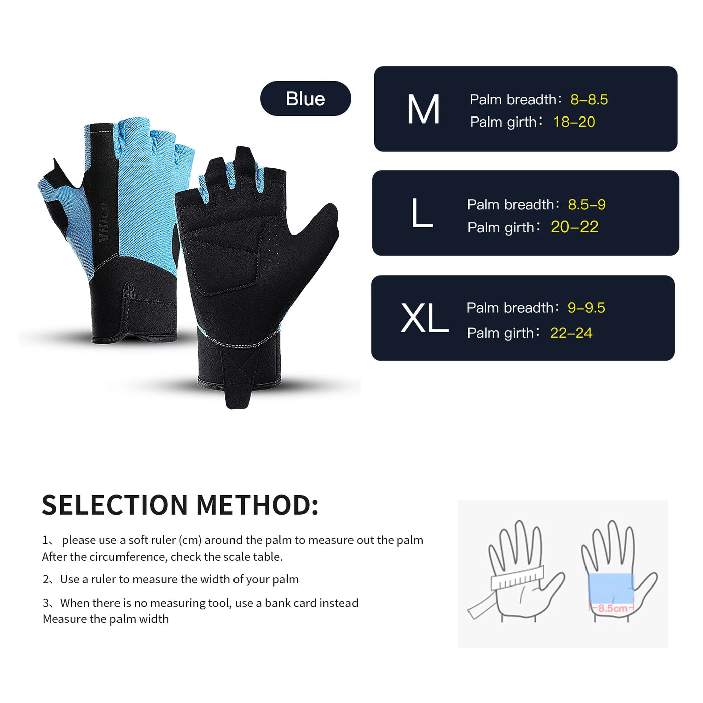 Workout Gloves Men Women Gym Lifting Fitness Climbing Exercises