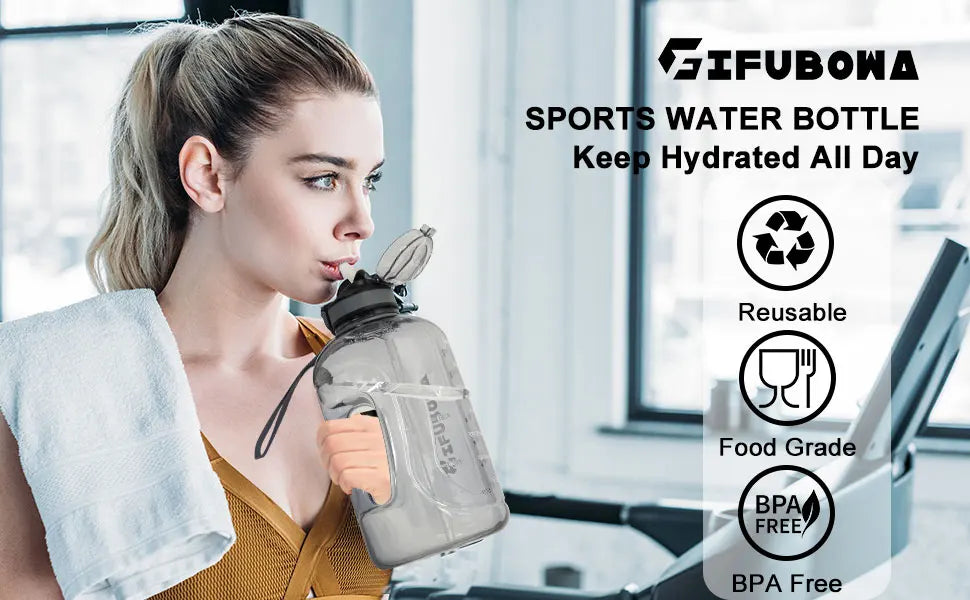 Water Bottle Outdoor Fitness Kettle Plastic