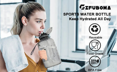 Water Bottle Outdoor Fitness Kettle Plastic