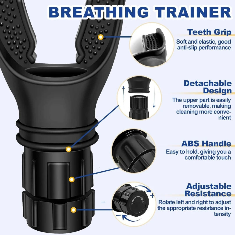 Breathing Trainer Lung Flexer Durable Fitness Exerciser