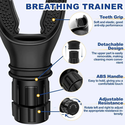 Breathing Trainer Lung Flexer Durable Fitness Exerciser