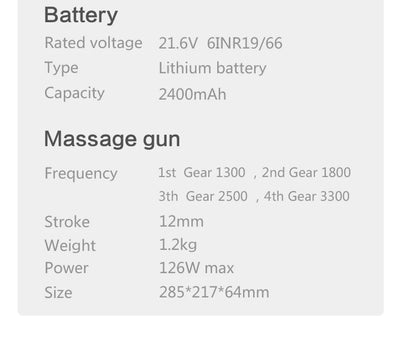 Massage Gun Muscle Stimulator