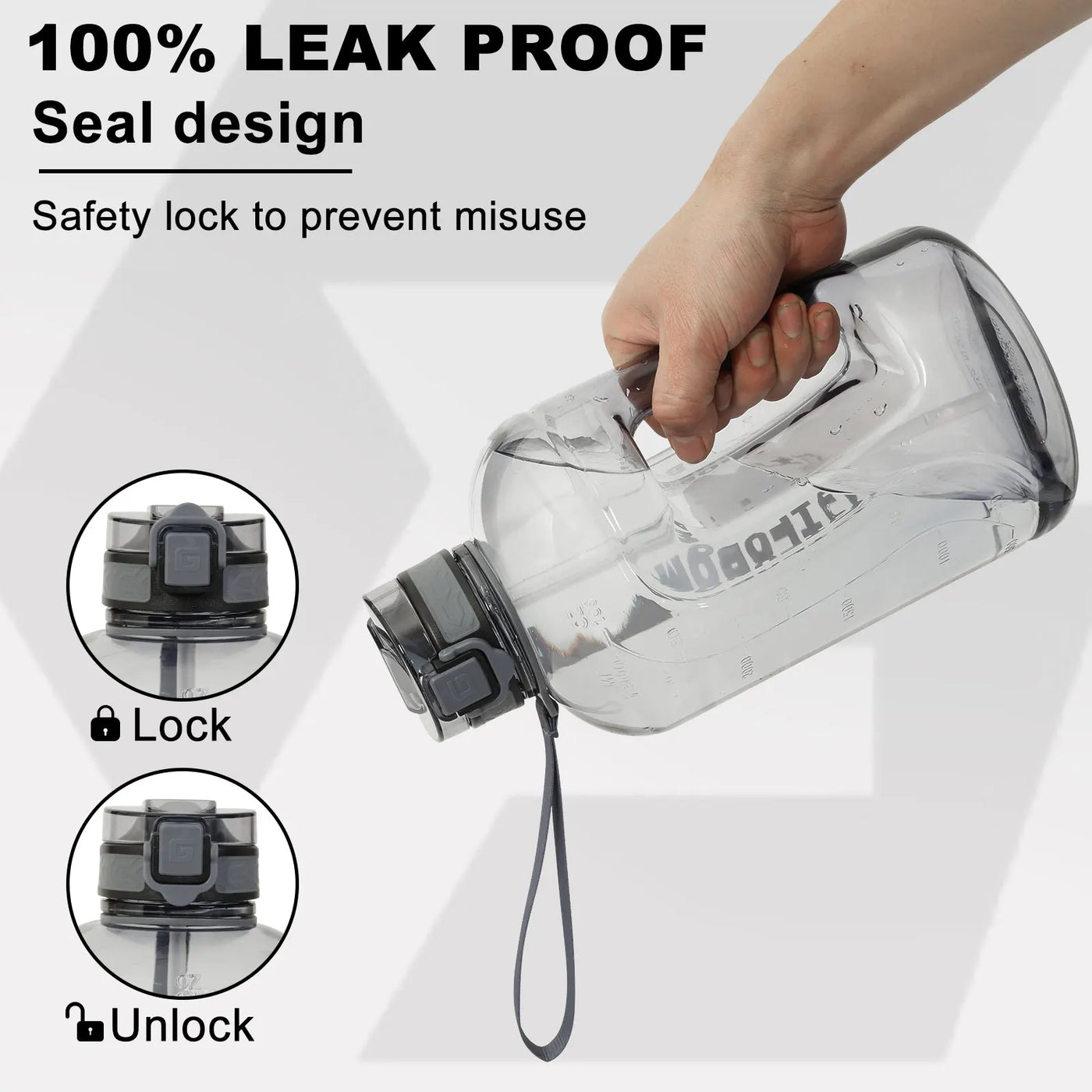 Water Bottle Outdoor Fitness Kettle Plastic
